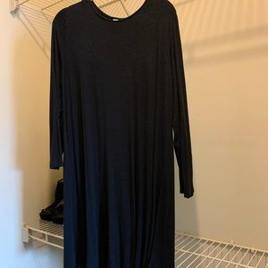 Old Navy Swing Dress Black